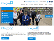 Tablet Screenshot of integrabuildings.co.uk